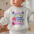 Kids Back To School Here I Come Kindergarten Girls TK Grad Graphic Toddler Sweatshirt