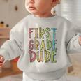 Kids First Day Of First Grade Dude 1st Grade Back To School Boys Graphic Toddler Sweatshirt