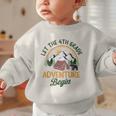 Let The 4th Grade Adventure Begin Camping Back To School Graphic Toddler Sweatshirt