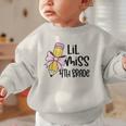 Lil Miss 4th Grade Coquette Bow Pencil Back To School Girls Graphic Toddler Sweatshirt Lil Miss 4th Grade Coquette Bow Pencil Back To School Girls Graphic Toddler Sweatshirt