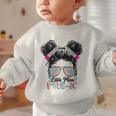 Little Miss Pre-K Girls Back To School Messy Bun Performance Graphic Toddler Sweatshirt Little Miss Pre-K Girls Back To School Messy Bun Performance Graphic Toddler Sweatshirt