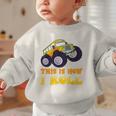 Monster Truck School Bus This Is How I Roll Back To School Graphic Toddler Sweatshirt