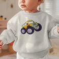 Monster Truck School Bus Yellow Back To School Kids Toddler Graphic Toddler Sweatshirt