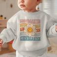 Retro Kindergarten Daisy Colorful Back To School Student Kid Graphic Toddler Sweatshirt