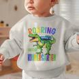 Roaring Into Kindergarten DinosaurRex Back To School Boys Performance Graphic Toddler Sweatshirt Roaring Into Kindergarten DinosaurRex Back To School Boys Performance Graphic Toddler Sweatshirt