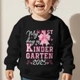 My 1st Day Of Kindergarten 2025 Back To School Girls Graphic Toddler Sweatshirt My 1st Day Of Kindergarten 2025 Back To School Girls Graphic Toddler Sweatshirt