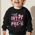 My 1st Day Of Pre-K PreK Pre K 2025 Back To School Girls Graphic Toddler Sweatshirt My 1st Day Of Pre-K PreK Pre K 2025 Back To School Girls Graphic Toddler Sweatshirt
