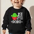 1st Grade Is On Point Cactus Back To School Graphic Toddler Sweatshirt 1st Grade Is On Point Cactus Back To School Graphic Toddler Sweatshirt