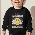 2nd Grade Team Back To School Hello Second Grade Smile Face Graphic Toddler Sweatshirt 2nd Grade Team Back To School Hello Second Grade Smile Face Graphic Toddler Sweatshirt