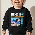 5th Grade Back To School Baseball Drip Ice Cream Game On Graphic Toddler Sweatshirt