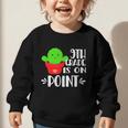 9th Grade Is On Point Cactus Back To School Graphic Toddler Sweatshirt