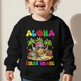 Aloha First Grade Pineapple Hawaii Back To School Kids Girl Graphic Toddler Sweatshirt Aloha First Grade Pineapple Hawaii Back To School Kids Girl Graphic Toddler Sweatshirt