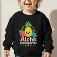 Aloha Kindergarten Pineapple Back To School Graphic Toddler Sweatshirt