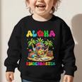 Aloha Kindergarten Pineapple Hawaii Back To School Kids Girl Graphic Toddler Sweatshirt Aloha Kindergarten Pineapple Hawaii Back To School Kids Girl Graphic Toddler Sweatshirt