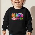 Aloha Pre-K Tropical Floral Beach Silly Goose Back To School Graphic Toddler Sweatshirt Aloha Pre-K Tropical Floral Beach Silly Goose Back To School Graphic Toddler Sweatshirt