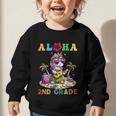 Aloha Second Grade Unicorn Hawaii Back To School Kids Girl Graphic Toddler Sweatshirt Aloha Second Grade Unicorn Hawaii Back To School Kids Girl Graphic Toddler Sweatshirt
