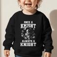Always A Knight Back To School Spirit Graphic Toddler Sweatshirt