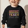Assistant Principal Back To School Appreciation Principals Graphic Toddler Sweatshirt Assistant Principal Back To School Appreciation Principals Graphic Toddler Sweatshirt