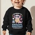 Axolotl Questions Kindergarten Back To School Graphic Toddler Sweatshirt Axolotl Questions Kindergarten Back To School Graphic Toddler Sweatshirt