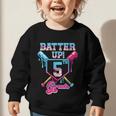 Back To School 5th Grade Batter Up Baseball First Day Boys Graphic Toddler Sweatshirt