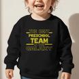 Back To School Best Preschool Team In The Galaxy Space Out Graphic Toddler Sweatshirt
