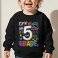 Back To School Fifth 5th Grade Classroom Typography Graphic Toddler Sweatshirt Back To School Fifth 5th Grade Classroom Typography Graphic Toddler Sweatshirt
