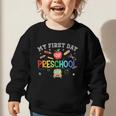 Back To School My First Day Of Pre K Boy Girl Graphic Toddler Sweatshirt