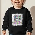 Back To School Hello 5th Grade Cute Messy Bun Tie Dye Girls Graphic Toddler Sweatshirt Back To School Hello 5th Grade Cute Messy Bun Tie Dye Girls Graphic Toddler Sweatshirt