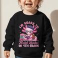 Back To School I'm Ready To Axolotl Question In 4th Grade Graphic Toddler Sweatshirt Back To School I'm Ready To Axolotl Question In 4th Grade Graphic Toddler Sweatshirt