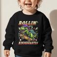 Back To School Kindergarten Dinosaur First Day Of School Boy Graphic Toddler Sweatshirt Back To School Kindergarten Dinosaur First Day Of School Boy Graphic Toddler Sweatshirt