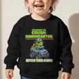 Back To School Kindergarten Retro Monster Truck Dinosaur Boy Graphic Toddler Sweatshirt