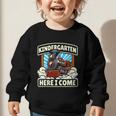 Back To School Kindergarten Here I Come Train Boys Girls Graphic Toddler Sweatshirt Back To School Kindergarten Here I Come Train Boys Girls Graphic Toddler Sweatshirt