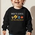 Back To School Let The Spills Begin School Custodian Graphic Toddler Sweatshirt Back To School Let The Spills Begin School Custodian Graphic Toddler Sweatshirt