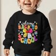 Back To School Pencil Coquette Bow First Day Of School Kids Graphic Toddler Sweatshirt