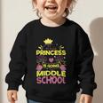 Back To School This Princess Is Going To Middle School Graphic Toddler Sweatshirt Back To School This Princess Is Going To Middle School Graphic Toddler Sweatshirt