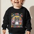 Back To School Raccoon Too Cool For Pre- K Preschool Graphic Toddler Sweatshirt