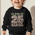 Back To School Senior 12th Grade Class Of 2025 Camouflage Graphic Toddler Sweatshirt