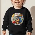Back To School Sloth Boys Girls Student Kids Lover Child New Graphic Toddler Sweatshirt
