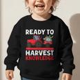 Back To School Tractor Farmer Boys First Day Of School Kids Graphic Toddler Sweatshirt