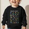 Back To School Types Of Dinosaurs Alphabet Identification Graphic Toddler Sweatshirt Back To School Types Of Dinosaurs Alphabet Identification Graphic Toddler Sweatshirt