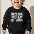 Back To School Vibes Old School Is The Best School Graphic Toddler Sweatshirt Back To School Vibes Old School Is The Best School Graphic Toddler Sweatshirt