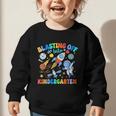 Blasting Off Into Kindergarten Back To School Boys Kid Graphic Toddler Sweatshirt Blasting Off Into Kindergarten Back To School Boys Kid Graphic Toddler Sweatshirt