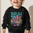 Boys Modern Bruh Big Foot Back To School Graphic Graphic Toddler Sweatshirt Boys Modern Bruh Big Foot Back To School Graphic Graphic Toddler Sweatshirt