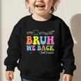 Bruh We Back 3rd Grade Back To School 3rd Grade Girl Graphic Toddler Sweatshirt