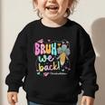 Bruh We Back School Custodians Pencil Back To School Graphic Toddler Sweatshirt Bruh We Back School Custodians Pencil Back To School Graphic Toddler Sweatshirt