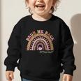 Bruh We Back To School Office Support Staff Leopard Rainbow Graphic Toddler Sweatshirt Bruh We Back To School Office Support Staff Leopard Rainbow Graphic Toddler Sweatshirt