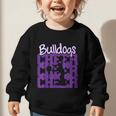 Bulldogs Cheer Back To School Cheerleading Spirit P Graphic Toddler Sweatshirt Bulldogs Cheer Back To School Cheerleading Spirit P Graphic Toddler Sweatshirt
