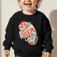 Bulldogs Cheerleading Back To School Cheer Team Orange Graphic Toddler Sweatshirt