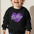 Bulldogs Heart Back To School Spirit P Graphic Toddler Sweatshirt Bulldogs Heart Back To School Spirit P Graphic Toddler Sweatshirt