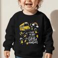 Bus Driver I Love My Job Little Reasons Back To School Graphic Toddler Sweatshirt